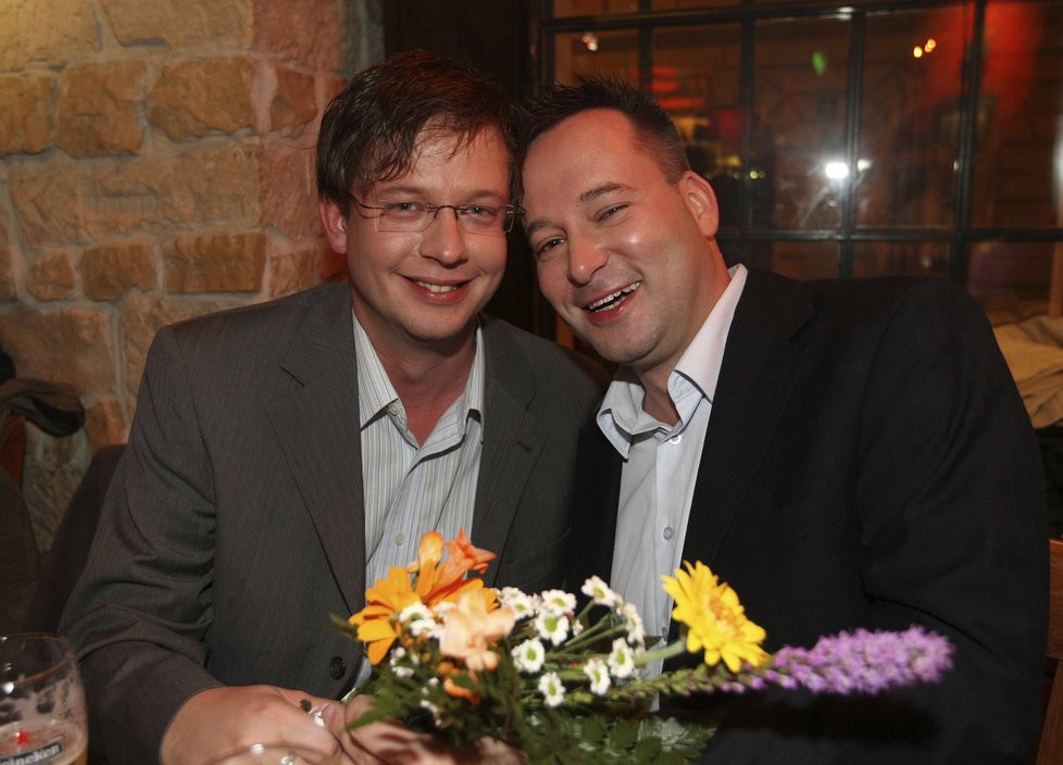 Aleš Cibulka s dlhoročným priateľom Michalom Jagelkom.